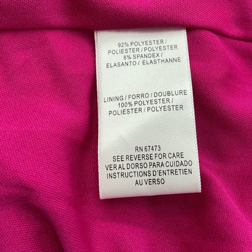 Taylor Magenta Floral Rosette Drop Waist Maxi Dress NWT 14 9121S Pink Formal